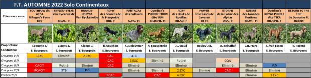 Tableau continentaux
