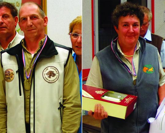 St Hubert 62 : Véronique Mériaux championne, Didier Hochart, vice-champion....
